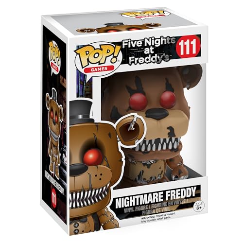 Funko POP! Games: Five Nights at Freddy's (FNAF) - Nightmare Freddy - Vinyl-Sammelfigur - Geschenkidee - Offizielle Handelswaren - Anime Fans von Funko