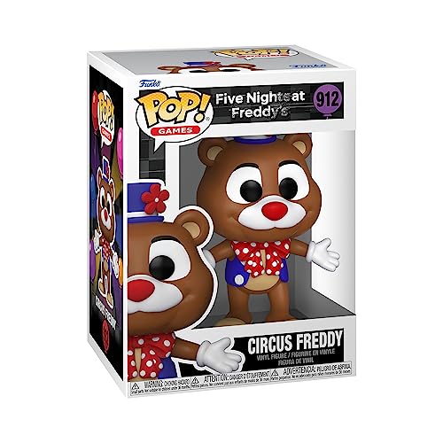 Funko Pop! Games: Five Nights at Freddy's (FNAF) SB - Circus Freddy Fazbear - Vinyl-Sammelfigur - Geschenkidee - Offizielle Handelswaren - Spielzeug Für Kinder und Erwachsene von Funko