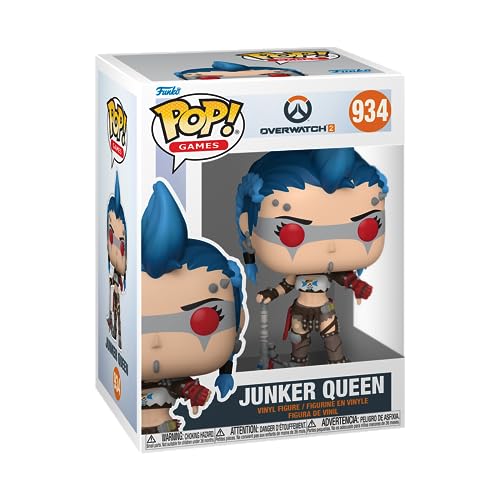 Funko POP! Games: Overwatch 2- Junker Queen - Vinyl-Sammelfigur - Geschenkidee - Offizielle Handelswaren - Spielzeug Für Kinder und Erwachsene - Video Games Fans - Modellfigur Für Sammler und Display von Funko