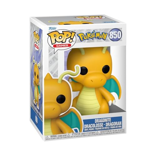 Funko POP! Games: Pokemon - Dragonite - Dragoran - Vinyl-Sammelfigur - Geschenkidee - Offizielle Handelswaren - Spielzeug Für Kinder und Erwachsene - Video Games Fans - Modellfigur Für Sammler Funko POP! Games: Pokemon - Dragonite - Dragoran - Vinyl-Sammelfigur - Geschenkidee - Offizielle Handelswaren - Spielzeug Für Kinder und Erwachsene - Video Games Fans - Modellfigur Für Sammler von Funko