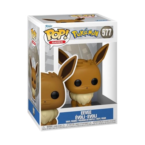 Funko Pop! Games: Pokemon - Eevee - Evoli - Vinyl-Sammelfigur - Geschenkidee - Offizielle Handelswaren - Spielzeug Für Kinder und Erwachsene - Video Games Fans - Modellfigur Für Sammler und Display von Funko