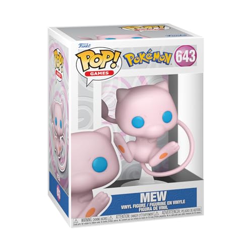 Funko POP! Games: Pokemon - Mew - Vinyl-Sammelfigur - Geschenkidee - Offizielle Handelswaren - Spielzeug Für Kinder und Erwachsene - Video Games Fans - Modellfigur Für Sammler und Display Funko POP! Games: Pokemon - Mew - Vinyl-Sammelfigur - Geschenkidee - Offizielle Handelswaren - Spielzeug Für Kinder und Erwachsene - Video Games Fans - Modellfigur Für Sammler und Display von Funko