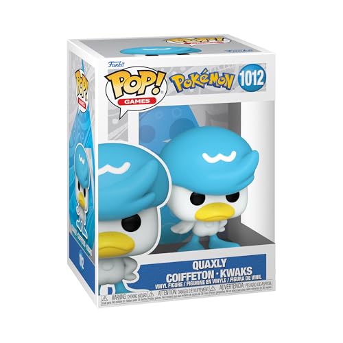 Funko POP! Games: Pokemon - Quaxly - Kwaks - Vinyl-Sammelfigur - Geschenkidee - Offizielle Handelswaren - Spielzeug Für Kinder und Erwachsene - Video Games Fans - Modellfigur Für Sammler und Display Funko POP! Games: Pokemon - Quaxly - Kwaks - Vinyl-Sammelfigur - Geschenkidee - Offizielle Handelswaren - Spielzeug Für Kinder und Erwachsene - Video Games Fans - Modellfigur Für Sammler und Display von Funko