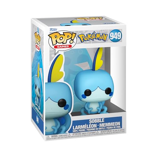 Funko Pop! Games: Pokemon - Sobble - Memmeon - Vinyl-Sammelfigur - Geschenkidee - Offizielle Handelswaren - Spielzeug Für Kinder und Erwachsene - Video Games Fans - Modellfigur Für Sammler von Funko