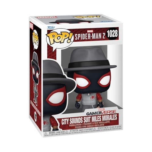 Funko POP! Games: SM2VG - City Sounds Miles - Spider-Man 2 Video Game - Vinyl-Sammelfigur - Geschenkidee - Offizielle Handelswaren - Spielzeug Für Kinder und Erwachsene - Video Games Fans Funko POP! Games: SM2VG - City Sounds Miles - Spider-Man 2 Video Game - Vinyl-Sammelfigur - Geschenkidee - Offizielle Handelswaren - Spielzeug Für Kinder und Erwachsene - Video Games Fans von Funko