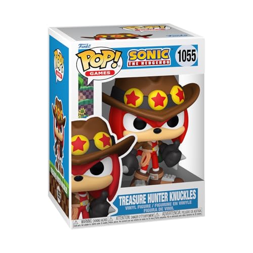 Funko POP! Games: Sonic - Treasure Hunter Knuckles The Echidna - Sonic The Hedgehog - Vinyl-Sammelfigur - Geschenkidee - Offizielle Handelswaren - Spielzeug Für Kinder und Erwachsene Funko POP! Games: Sonic - Treasure Hunter Knuckles The Echidna - Sonic The Hedgehog - Vinyl-Sammelfigur - Geschenkidee - Offizielle Handelswaren - Spielzeug Für Kinder und Erwachsene von Funko