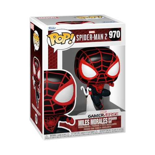 Funko POP! Games: Spider-Man 2- Miles Morales - Spider-Man 2 Video Game - Vinyl-Sammelfigur - Geschenkidee - Offizielle Handelswaren - Spielzeug Für Kinder und Erwachsene - Video Games Fans Funko POP! Games: Spider-Man 2- Miles Morales - Spider-Man 2 Video Game - Vinyl-Sammelfigur - Geschenkidee - Offizielle Handelswaren - Spielzeug Für Kinder und Erwachsene - Video Games Fans von Funko
