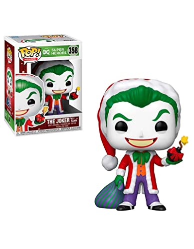Funko POP! Heroes: DC Holiday - Santa The Joker Comics - DC Comics - Vinyl-Sammelfigur - Geschenkidee - Offizielle Handelswaren - Spielzeug Für Kinder und Erwachsene - Comic Books Fans Funko POP! Heroes: DC Holiday - Santa The Joker Comics - DC Comics - Vinyl-Sammelfigur - Geschenkidee - Offizielle Handelswaren - Spielzeug Für Kinder und Erwachsene - Comic Books Fans von Funko