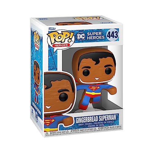 Funko Pop! Heroes: DC Holiday - Superman - Lebkuchen - DC Comics - Vinyl-Sammelfigur - Geschenkidee - Offizielle Handelswaren - Spielzeug Für Kinder und Erwachsene - Comic Books Fans von Funko