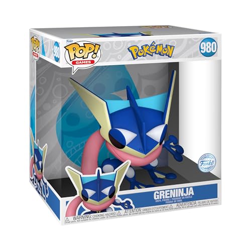 Funko POP! Jumbo: Pokemon - Greninja - Quajutsu - Vinyl-Sammelfigur - Geschenkidee - Offizielle Handelswaren - Spielzeug Für Kinder und Erwachsene - Video Games Fans - Modellfigur Für Sammler Funko POP! Jumbo: Pokemon - Greninja - Quajutsu - Vinyl-Sammelfigur - Geschenkidee - Offizielle Handelswaren - Spielzeug Für Kinder und Erwachsene - Video Games Fans - Modellfigur Für Sammler von Funko