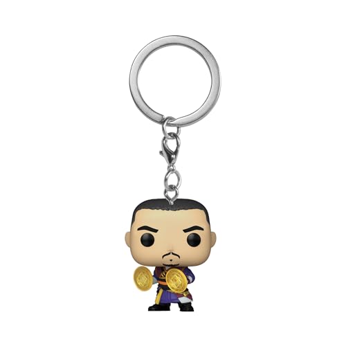 Funko POP! Keychain Marvel: - Wong - Doctor Strange - Neuartiger Schlüsselanhänger - Vinyl-Minifigur Zum Sammeln - Strumpffüller - Geschenkidee - Offizielle Handelswaren - Movies Fans - Minifigur von Doctor Strange