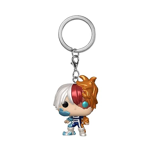 Funko POP! Keychain: My Hero Academia (MHA) - Todoroki - Metallisch - My Hero Academia and 2 - Neuartiger Schlüsselanhänger - Vinyl-Minifigur Zum Sammeln - Strumpffüller - Geschenkidee - Anime Fans von Funko