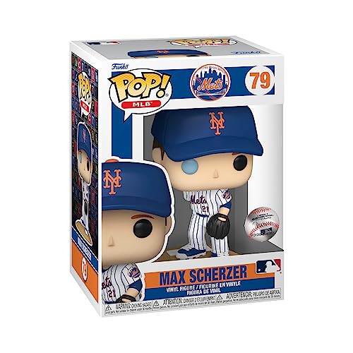 Funko POP! MLB: Dodgers - Max Scherzer - (Home Jersey) - Vinyl-Sammelfigur - Geschenkidee - Offizielle Handelswaren - Spielzeug Für Kinder und Erwachsene - Sports Fans - Modellfigur Für Sammler von Funko