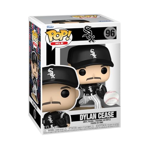 Funko POP! MLB: White Sox - Dylan Cease - Sammelfigur aus Vinyl - Offizielle Merchandise - Spielzeug für Kinder & Erwachsene - Sportfans und Display von Funko