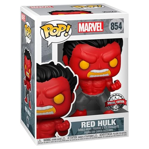 Funko POP! Marvel Red Hulk Vinyl Figure - Special Edition Exclusive #854 Mulitcolor (Common - No Chase) Funko POP! Marvel Red Hulk Vinyl Figure - Special Edition Exclusive #854 Mulitcolor (Common - No Chase) von Funko