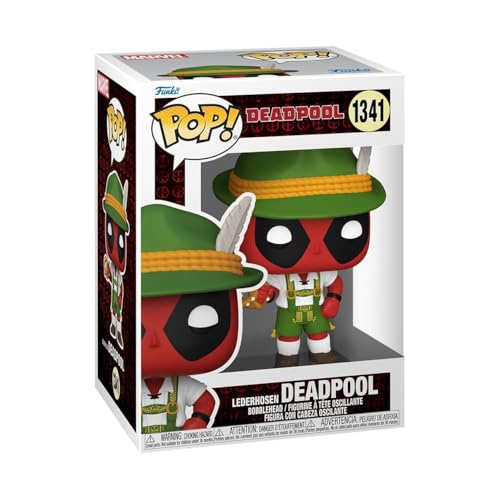 Funko POP! Marvel: Deadpool - German Beer Fest Server - Lederhosen - Sammelfigur aus Vinyl - Offizielle Merchandise - Spielzeug für Kinder & Erwachsene - Marvel Fans Funko POP! Marvel: Deadpool - German Beer Fest Server - Lederhosen - Sammelfigur aus Vinyl - Offizielle Merchandise - Spielzeug für Kinder & Erwachsene - Marvel Fans von Funko