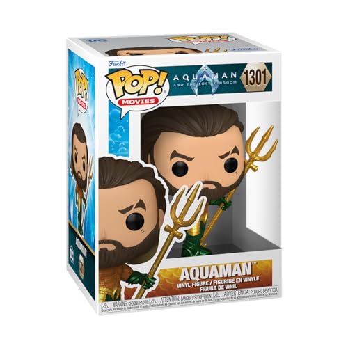 Funko POP! Movies: DC - Aquaman Hero Suit - Vinyl-Sammelfigur - Geschenkidee - Offizielle Handelswaren - Spielzeug Für Kinder Und Erwachsene - Movies Fans - Modellfigur Für Sammler Und Display von Funko