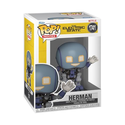 Funko POP! Movies: Electric State - Herman - Vinyl-Sammelfigur - Geschenkidee - Offizielle Handelswaren - Spielzeug Für Kinder und Erwachsene - Movies Fans - Modellfigur Für Sammler und Display von Funko