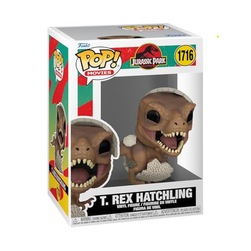 Funko POP! Movies: Jurassic Park Hatchling - Tyrannosaurus Rex - Vinyl-Sammelfigur - Geschenkidee - Offizielle Handelswaren - Spielzeug Für Kinder und Erwachsene - Movies Fans Funko POP! Movies: Jurassic Park Hatchling - Tyrannosaurus Rex - Vinyl-Sammelfigur - Geschenkidee - Offizielle Handelswaren - Spielzeug Für Kinder und Erwachsene - Movies Fans von Funko