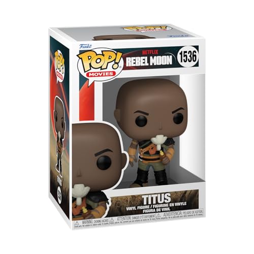 Funko POP! Movies: RM - Rebel Moon - Titus - Vinyl-Sammelfigur - Geschenkidee - Offizielle Handelswaren - Spielzeug Für Kinder Und Erwachsene - Movies Fans - Modellfigur Für Sammler Und Display von Funko