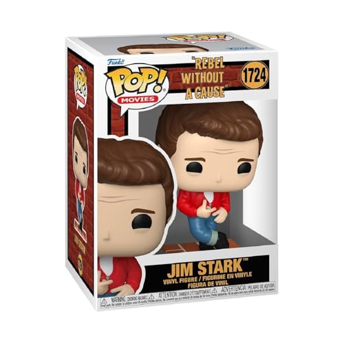 Funko POP! Movies: RWAC - Jim Stark - Rebel Without A Cause - Vinyl-Sammelfigur - Geschenkidee - Offizielle Handelswaren - Spielzeug Für Kinder und Erwachsene - Movies Fans - Modellfigur Für Sammler Funko POP! Movies: RWAC - Jim Stark - Rebel Without A Cause - Vinyl-Sammelfigur - Geschenkidee - Offizielle Handelswaren - Spielzeug Für Kinder und Erwachsene - Movies Fans - Modellfigur Für Sammler von Funko