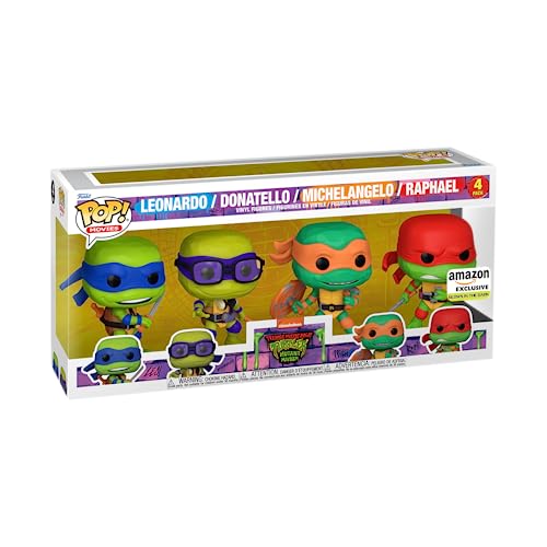 Funko Pop! Movies: Teenage Mutant Ninja Turtles (TMNT) Pop! - Amazon-Exklusiv - Vinyl-Sammelfigur - Geschenkidee - Offizielle Handelswaren - Spielzeug Für Kinder und Erwachsene - Movies Fans von Funko