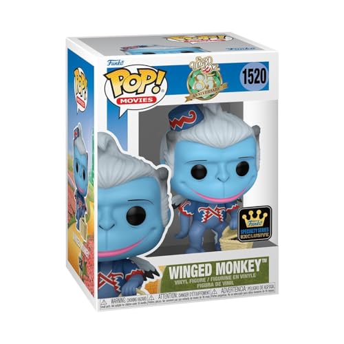 Funko POP! Movies: The Wizard of Oz - Winged Monkey - 1/6 Quote Für Seltene Chase-Variante - Beflockt - Vinyl-Sammelfigur - Geschenkidee - Offizielle Handelswaren - Movies Fans Funko POP! Movies: The Wizard of Oz - Winged Monkey - 1/6 Quote Für Seltene Chase-Variante - Beflockt - Vinyl-Sammelfigur - Geschenkidee - Offizielle Handelswaren - Movies Fans von Funko