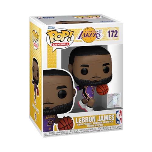 Funko NBA Lakers - Lebron James Vinyl Figur 172 Unisex Pop! Standard Polyvinylchlorid Fan-Merch, Sport Funko NBA Lakers - Lebron James Vinyl Figur 172 Unisex Pop! Standard Polyvinylchlorid Fan-Merch, Sport von Funko
