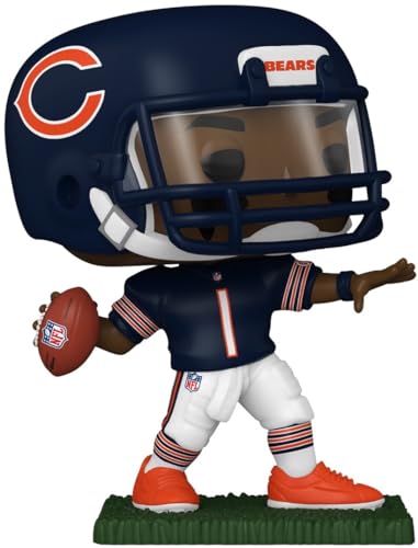 Funko POP! NFL: Bears - Justin Fields - Collectable Vinyl Figure for Display - Gift Idea - Official Merchandise - Toys for Kids & Adults - Sports Fans Funko POP! NFL: Bears - Justin Fields - Collectable Vinyl Figure for Display - Gift Idea - Official Merchandise - Toys for Kids & Adults - Sports Fans von Funko