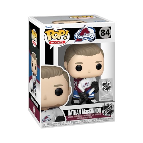 Funko POP! NHL: Avalanche-Nathan MackinnonMackinnon - (Away) - Vinyl-Sammelfigur - Geschenkidee - Offizielle Handelswaren - Spielzeug Für Kinder und Erwachsene - Sports Fans - Modellfigur Für Sammler von Funko