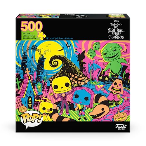 Funko POP! Puzzle - Disney: The Nightmare Before Christmas - Funko - Jigsaw - 500 Pieces - 45.7cm x 61cm - English/French/Spanish Language von Funko