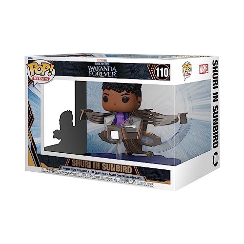 Funko Pop! Ride - Marvel - Black Panther: Wakanda Forever - Shuri in Sunbird - Vinyl-Sammelfigur - Geschenkidee - Offizielle Handelswaren - Spielzeug Für Kinder und Erwachsene - Movies Fans von Funko