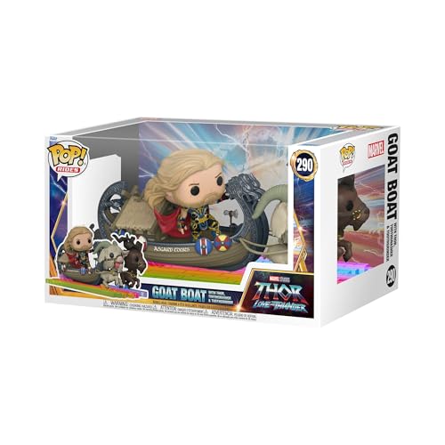 Funko Pop! Ride Super Deluxe: Thor L&T - Goat Boat - Thor: Love and Thunder - Vinyl-Sammelfigur - Geschenkidee - Offizielle Handelswaren - Spielzeug Für Kinder und Erwachsene - Movies Fans von Funko