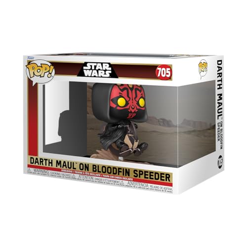 Funko POP! Rides Deluxe: Star Wars Episode 1 The Phantom Menace Anniversary - Darth Maul On Bloodfin - Vinyl-Sammelfigur - Geschenkidee - Offizielle Handelswaren - Spielzeug Für Kinder und Erwachsene Funko POP! Rides Deluxe: Star Wars Episode 1 The Phantom Menace Anniversary - Darth Maul On Bloodfin - Vinyl-Sammelfigur - Geschenkidee - Offizielle Handelswaren - Spielzeug Für Kinder und Erwachsene von Funko
