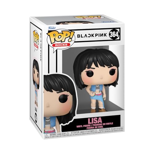 Funko Pop! Rocks: Blackpink - Lisa - Vinyl-Sammelfigur - Geschenkidee - Offizielle Handelswaren - Spielzeug Für Kinder und Erwachsene - Music Fans - Modellfigur Für Sammler und Display von Funko