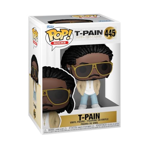 Funko POP! Rocks: T-Pain - (Rappa Ternt Sanga) - Vinyl-Sammelfigur - Geschenkidee - Offizielle Handelswaren - Spielzeug Für Kinder und Erwachsene - Music Fans - Modellfigur Für Sammler und Display von Funko
