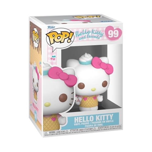 Funko POP! Sanrio: Hello Kitty - Hello Kitty - (IC) - Vinyl-Sammelfigur - Geschenkidee - Offizielle Handelswaren - Spielzeug Für Kinder und Erwachsene - Cartoons Fans - Modellfigur Für Sammler von Funko