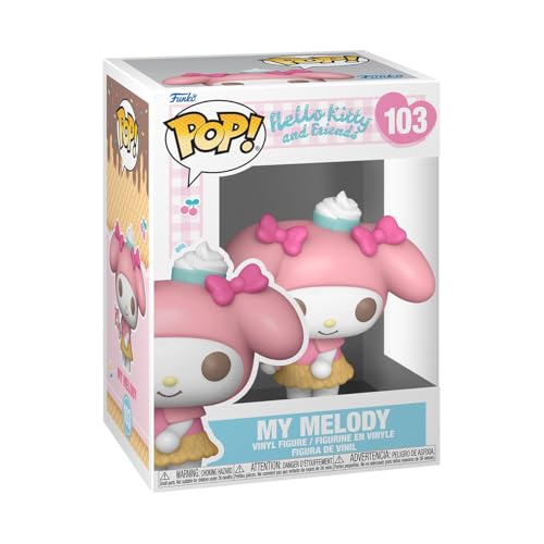 Funko POP! Sanrio: Hello Kitty - My Melody - (IC) - Vinyl-Sammelfigur - Geschenkidee - Offizielle Handelswaren - Spielzeug Für Kinder und Erwachsene - Cartoons Fans - Modellfigur Für Sammler von Funko