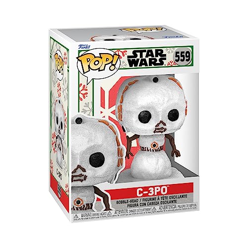 Funko Pop! Star Wars: Holiday - C-3PO - Schneemann - Vinyl-Sammelfigur - Geschenkidee - Offizielle Handelswaren - Spielzeug Für Kinder und Erwachsene - Movies Fans - Modellfigur Für Sammler von Funko
