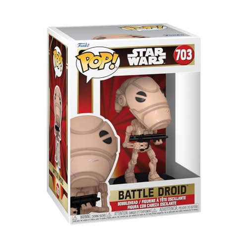 Funko POP! Star Wars: Episode 1 The Phantom Menace Anniversary - Battle Droid - Vinyl-Sammelfigur - Geschenkidee - Offizielle Handelswaren - Spielzeug Für Kinder und Erwachsene Funko POP! Star Wars: Episode 1 The Phantom Menace Anniversary - Battle Droid - Vinyl-Sammelfigur - Geschenkidee - Offizielle Handelswaren - Spielzeug Für Kinder und Erwachsene von Funko