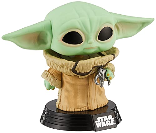Funko POP! Star Wars: The Mandalorian-Grogu (The Child, Baby Yoda) mit Necklace - (Amazon EXCLUSIVE) - Amazon-Exklusiv - Vinyl-Sammelfigur - Geschenkidee - Offizielle Handelswaren - TV Fans von Funko