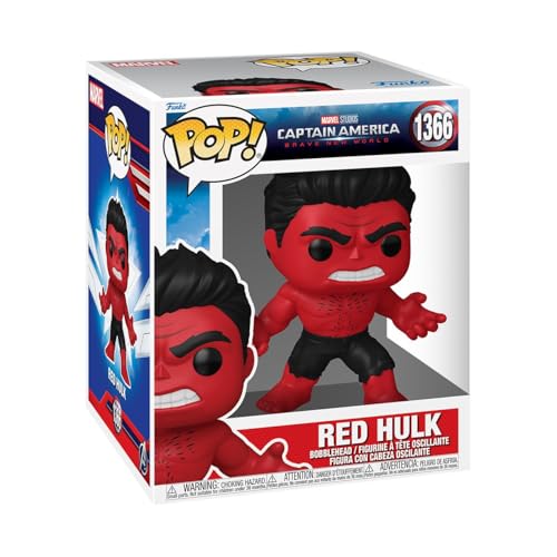 Funko POP! Super: Captain America: Brave New World - Red Hulk - Vinyl-Sammelfigur - Geschenkidee - Offizielle Handelswaren - Spielzeug Für Kinder und Erwachsene - Movies Fans von Funko