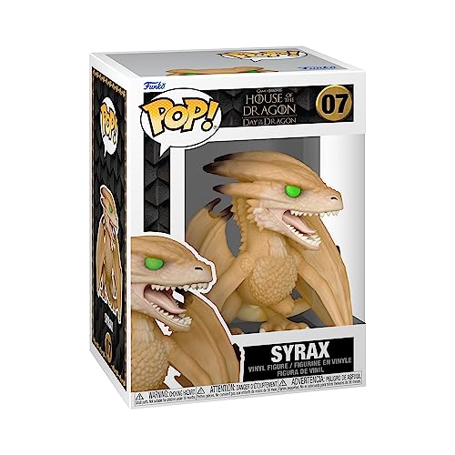 Funko Pop! TV: HotD - Syrax - (Princess Rhaenyra’s Dragon) - House of The Dragon - Vinyl-Sammelfigur - Geschenkidee - Offizielle Handelswaren - Spielzeug Für Kinder und Erwachsene - TV Fans von Funko