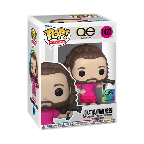 Funko POP! TV: Queer Eye - Jonathan Van Ness - Vinyl-Sammelfigur - Geschenkidee - Offizielle Handelswaren - Spielzeug Für Kinder Und Erwachsene - TV Fans - Modellfigur Für Sammler Und Display von Funko