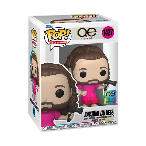 Funko POP! TV: Queer Eye - Jonathan Van Ness - Vinyl-Sammelfigur - Geschenkidee - Offizielle Handelswaren - Spielzeug Für Kinder Und Erwachsene - TV Fans - Modellfigur Für Sammler Und Display von Funko