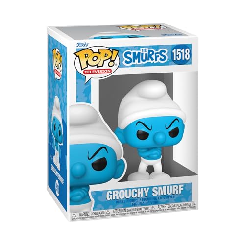 Funko POP! TV: Smurfs - Grouchy Smurf - Vinyl-Sammelfigur - Geschenkidee - Offizielle Handelswaren - Spielzeug Für Kinder und Erwachsene - TV Fans - Modellfigur Für Sammler und Display von Funko