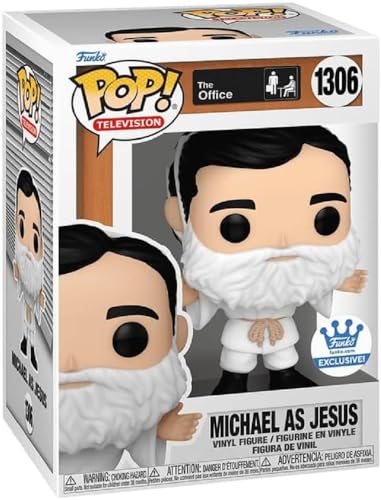 Funko POP! TV: The Office - Michael As Jesus - Amazon-Exklusiv - Vinyl-Sammelfigur - Geschenkidee - Offizielle Handelswaren - Spielzeug Für Kinder Und Erwachsene - TV Fans - Modellfigur Für Sammler von Funko