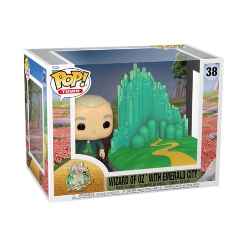 Funko POP! Town: The Wizard of Oz - Emerald City mit Wizard - Vinyl-Sammelfigur - Geschenkidee - Offizielle Handelswaren - Spielzeug Für Kinder und Erwachsene - Movies Fans - Modellfigur Für Sammler von Funko