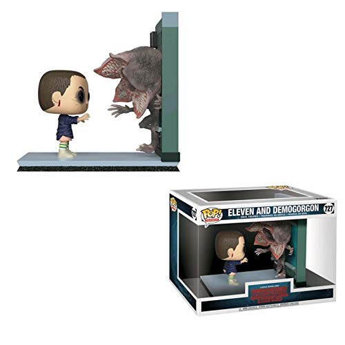 Funko POP! Vinyl 2-Pack: Movie Moments: Stranger Things: Eleven & Demogorgon, Multi - Elf - Vinyl-Sammelfigur - Geschenkidee - Offizielle Handelswaren - Spielzeug Für Kinder Und Erwachsene - TV Fans von Funko