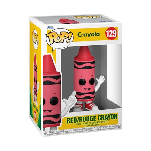 Funko POP! Vinyl: Crayola - Red Crayon - Vinyl-Sammelfigur - Geschenkidee - Offizielle Handelswaren - Spielzeug Für Kinder Und Erwachsene - Ad Icons Fans - Modellfigur Für Sammler Und Display von Funko